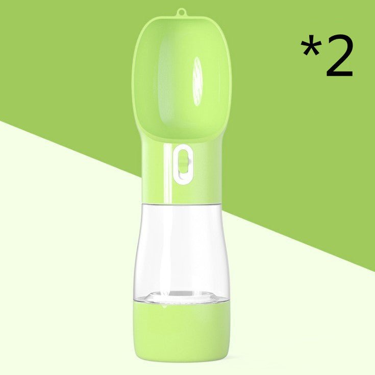 2-in-1 Dog Travel Water & Food Bottle