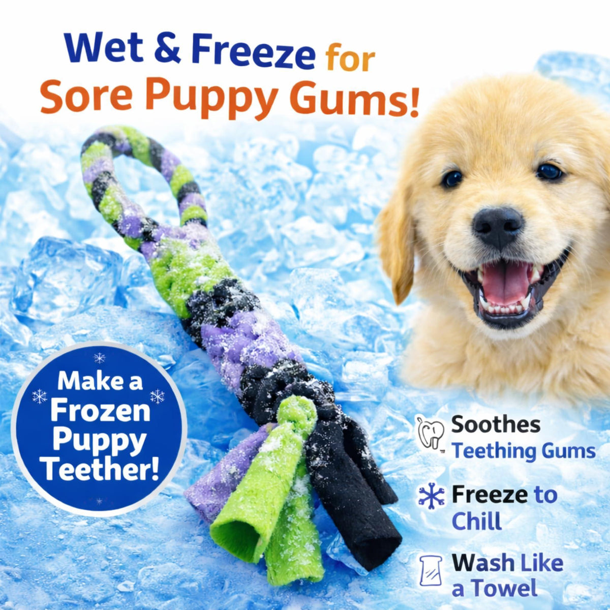 Interactive Dog Tug & Treat Toy – Orange