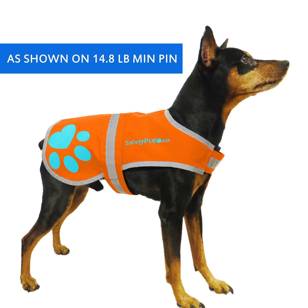 Reflective Dog Safety Vest – X-Small Orange