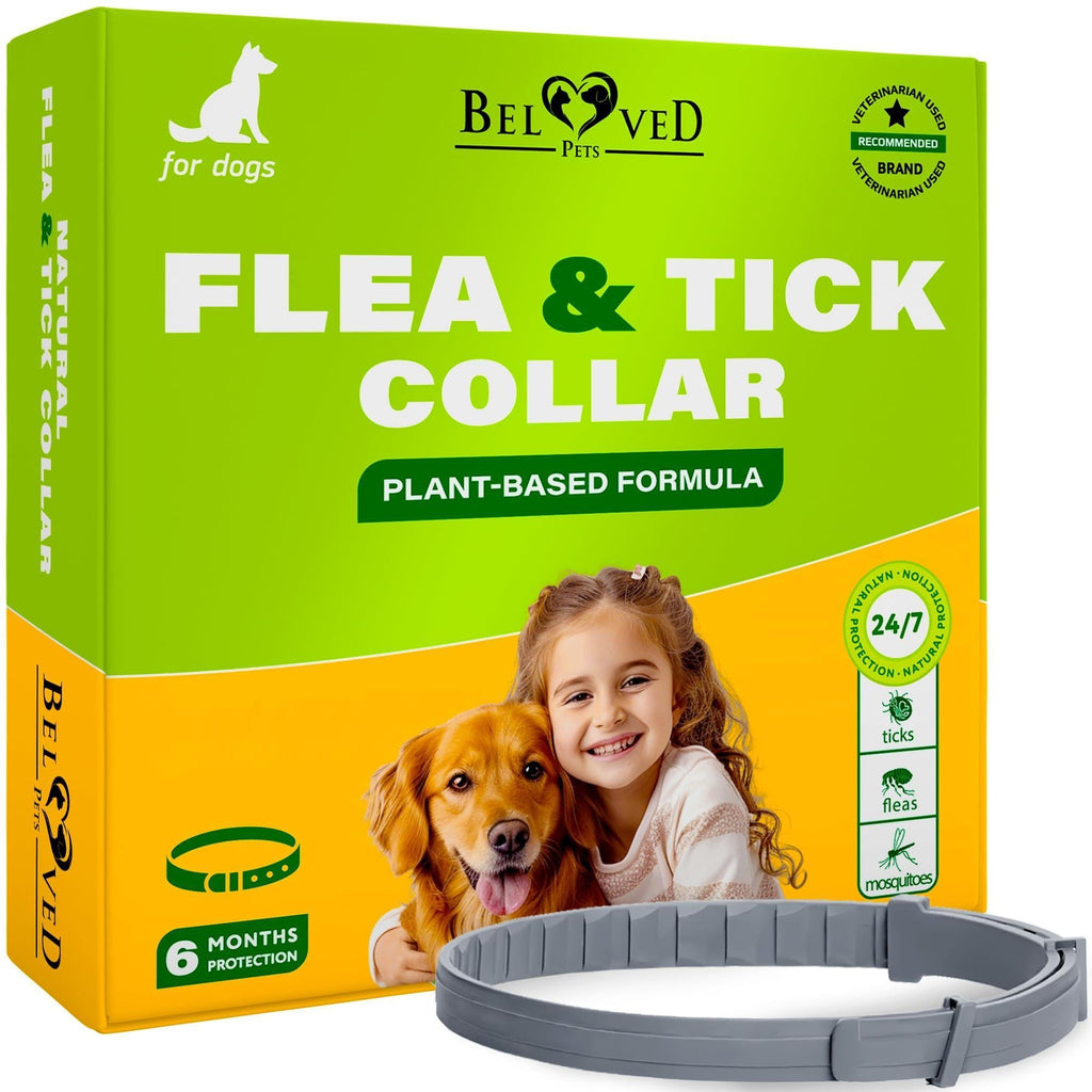 Flea & Tick Collar for Dogs – 1 Pack, Up to 26.5 in