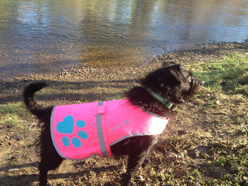 Reflective Dog Safety Vest – Small Pink